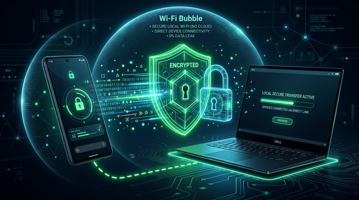 AirDroid & Xender Alternatives in 2026: Why Offline LAN Sharing is 100% Private