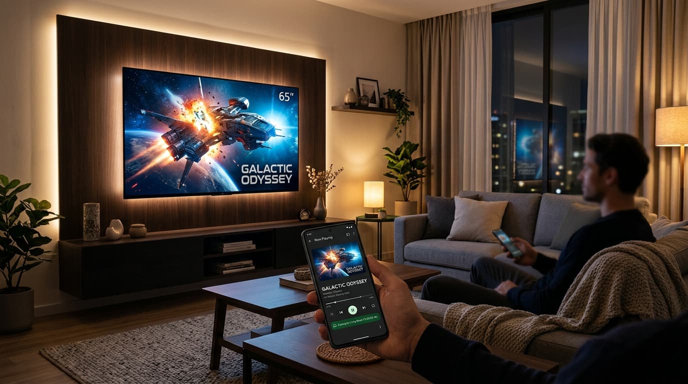How to Stream Movies from Phone to Smart TV Without Internet (No Cables, No Chromecast)
